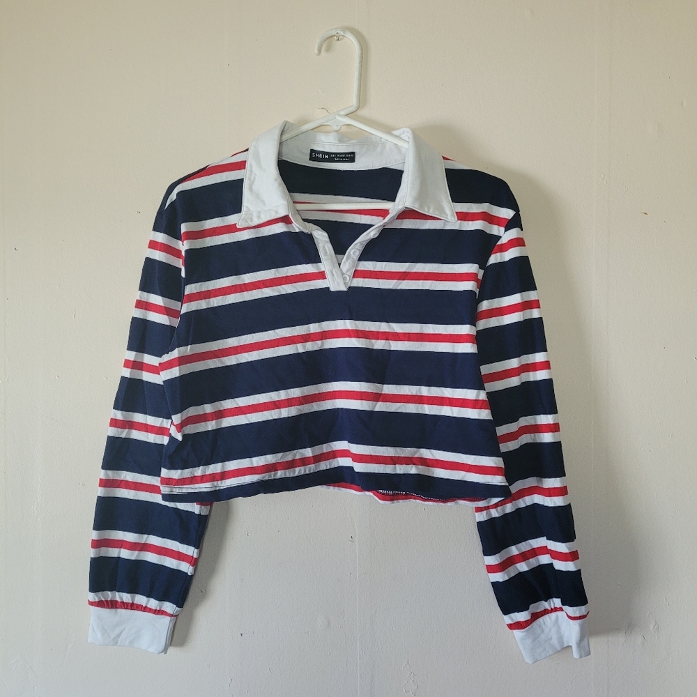 Long sleeve crop top